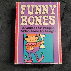 Funny Bones Card Game by Parker Brothers 1968 Vintage Family Fun Laughing‎